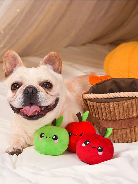 Jouet de fouille pour chien - Seau de Pommes - HugSmart