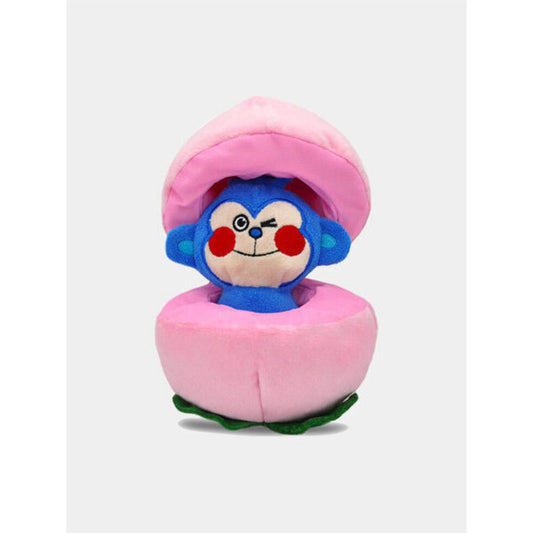 Peluche de fouille pour chien - Petit singe bleu -