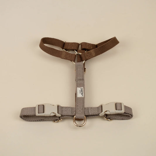 Harnais pour chien Cortado - Brun & beige - Drew's dogwear