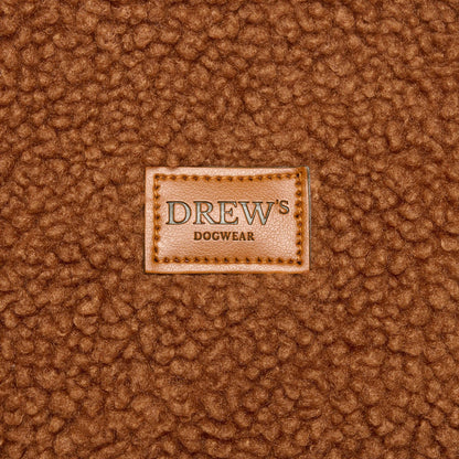 Pull pour chien en teddy marron - Drew