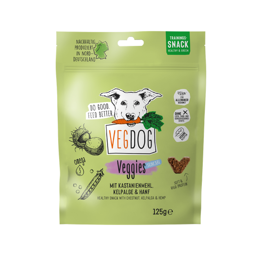Friandises Vegan pour chien - Renfort du pelage - Vegdog