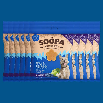 Friandises pour chien pomme et myrtille - Soopa