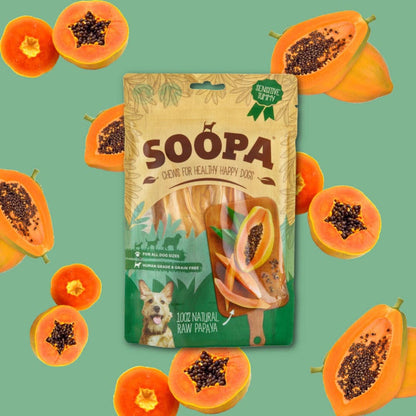 Friandises naturelles à la papaye pour chiens - Soopa