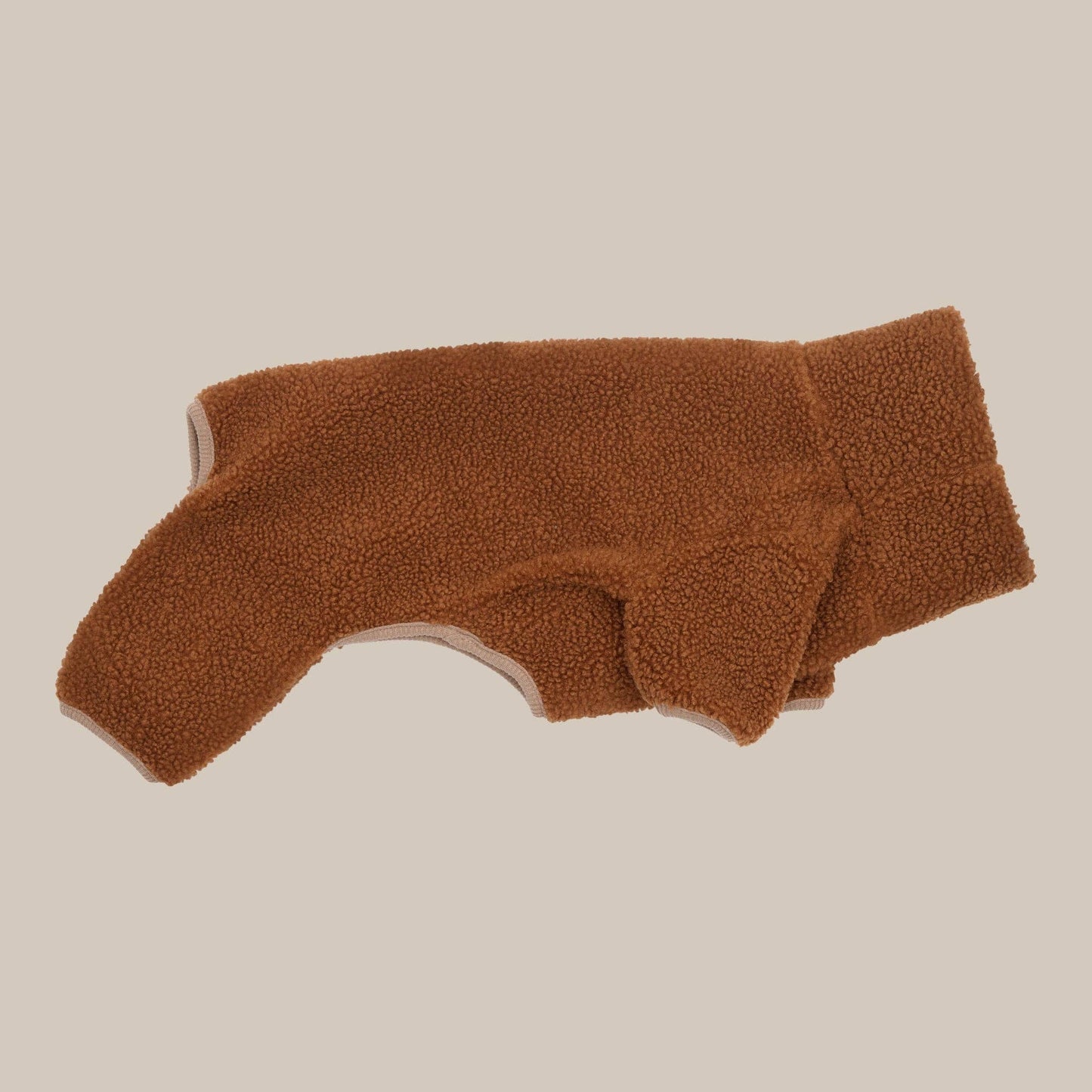 Pull pour chien en teddy marron - Drew
