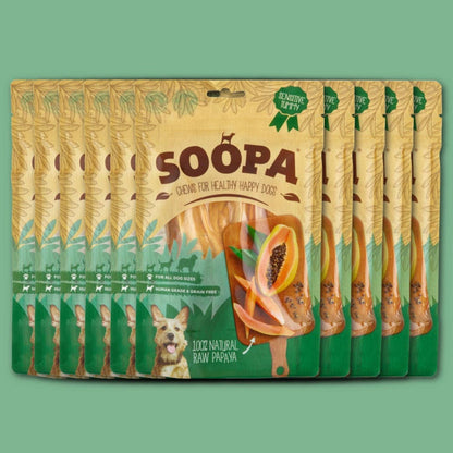Friandises naturelles à la papaye pour chiens - Soopa