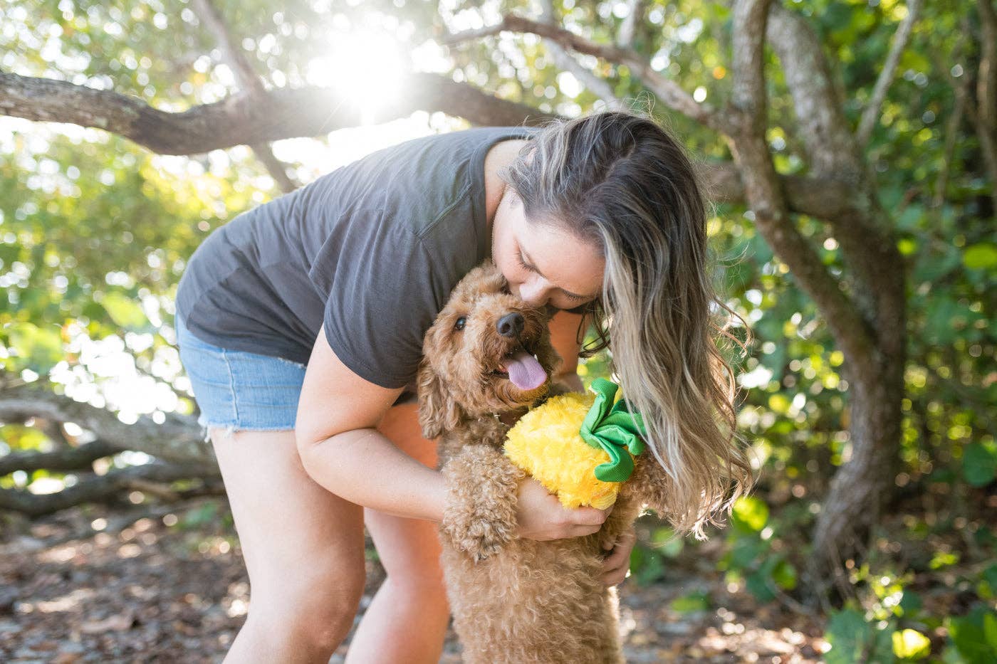 Peluche de fouilles pour chien Ananas - P.L.A.Y