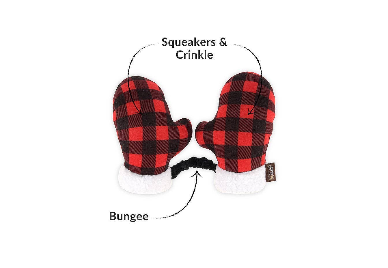 Jouet en peluche pour chien - Gants d'hiver - Pet PLAY