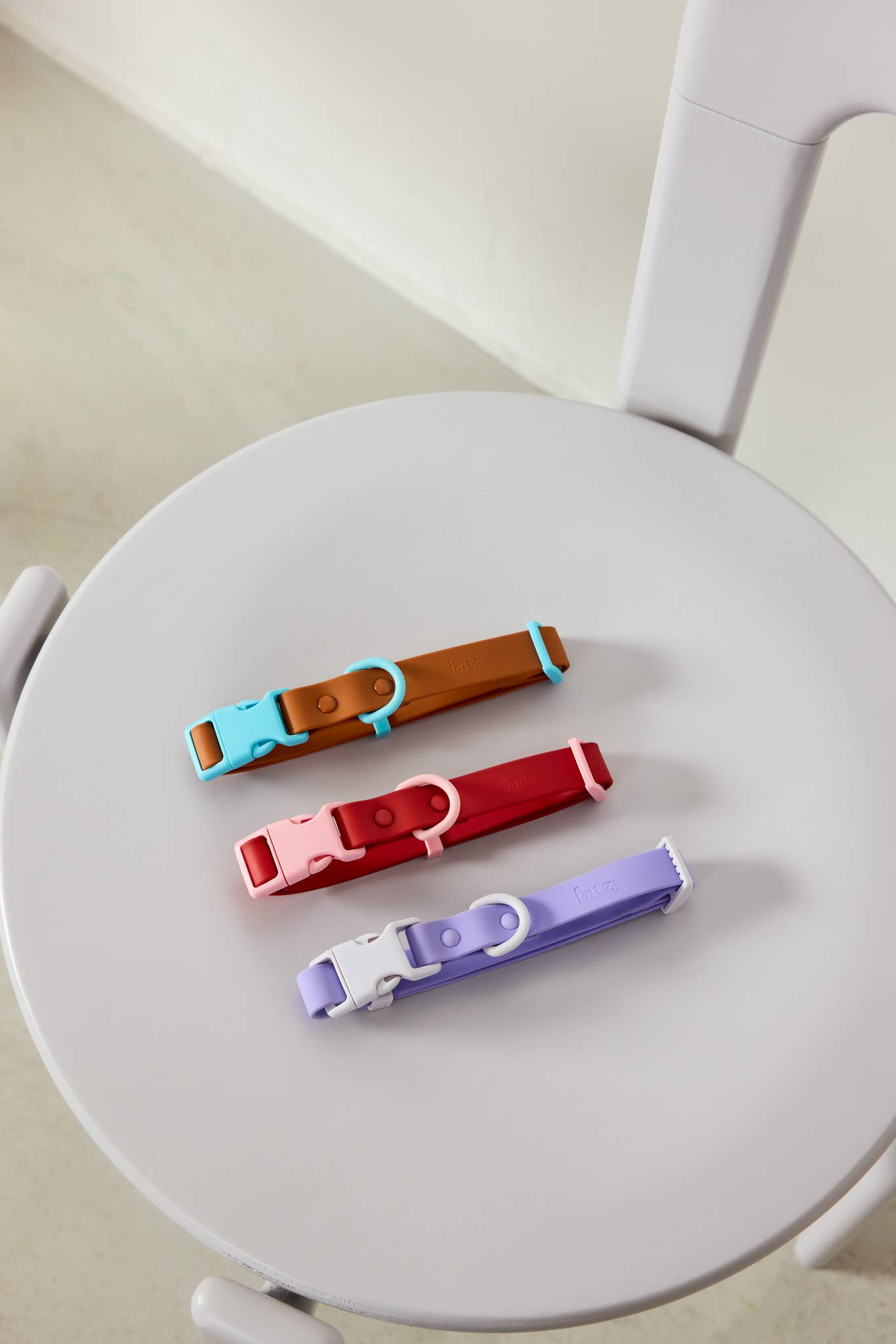 LE COLLIER POUR CHIEN - chocolat & BLEU - APPROVED BY FRITZ