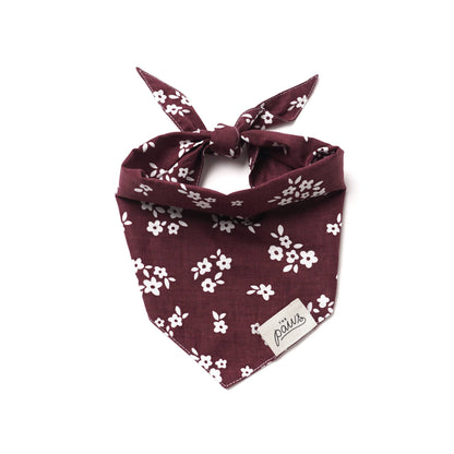 Bandana pour chien Burgundy