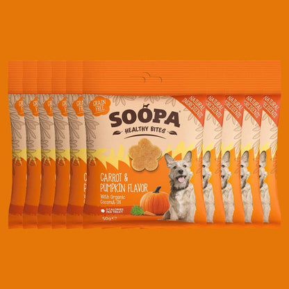 Friandises pour chiens à la carotte et à la citrouille - Soopa