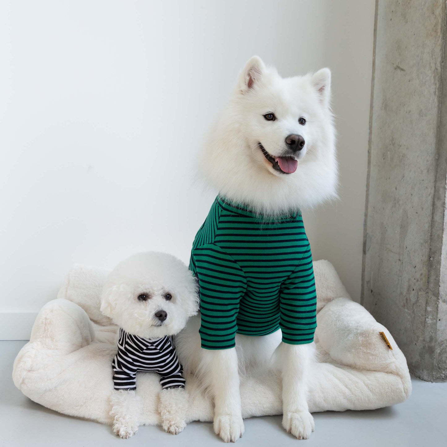 Pull pour chien à rayures - Noir et blanc - The Furryfolks