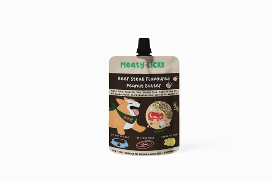 Friandises Tube de beurre de cacahuète aromatisé au rosbif