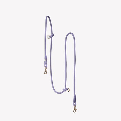 Lavender - Laisse en corde tressée pour chien mains libre - Furlou