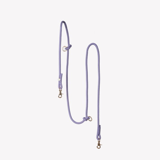 Lavender - Laisse en corde tressée pour chien mains libre - Furlou