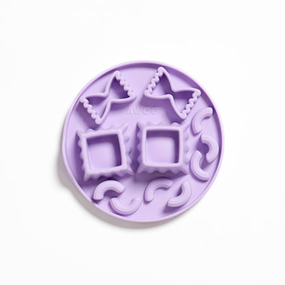 Tapis de léchage pour chien - macaroni - Jaune - Awoo